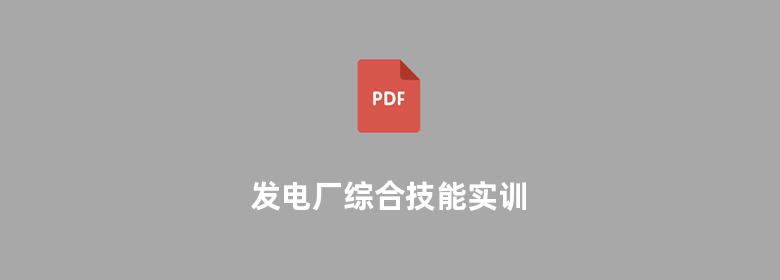 发电厂综合技能实训