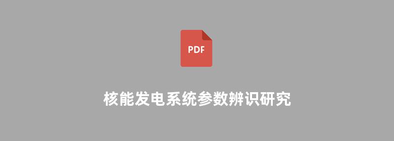 核能发电系统参数辨识研究