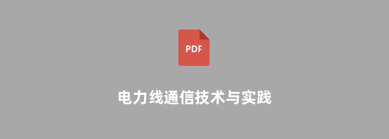 电力线通信技术与实践